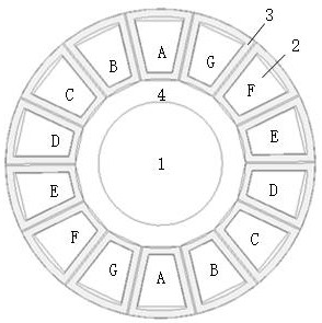 A phase-to-phase coupled axial flux reluctance motor without stator yoke