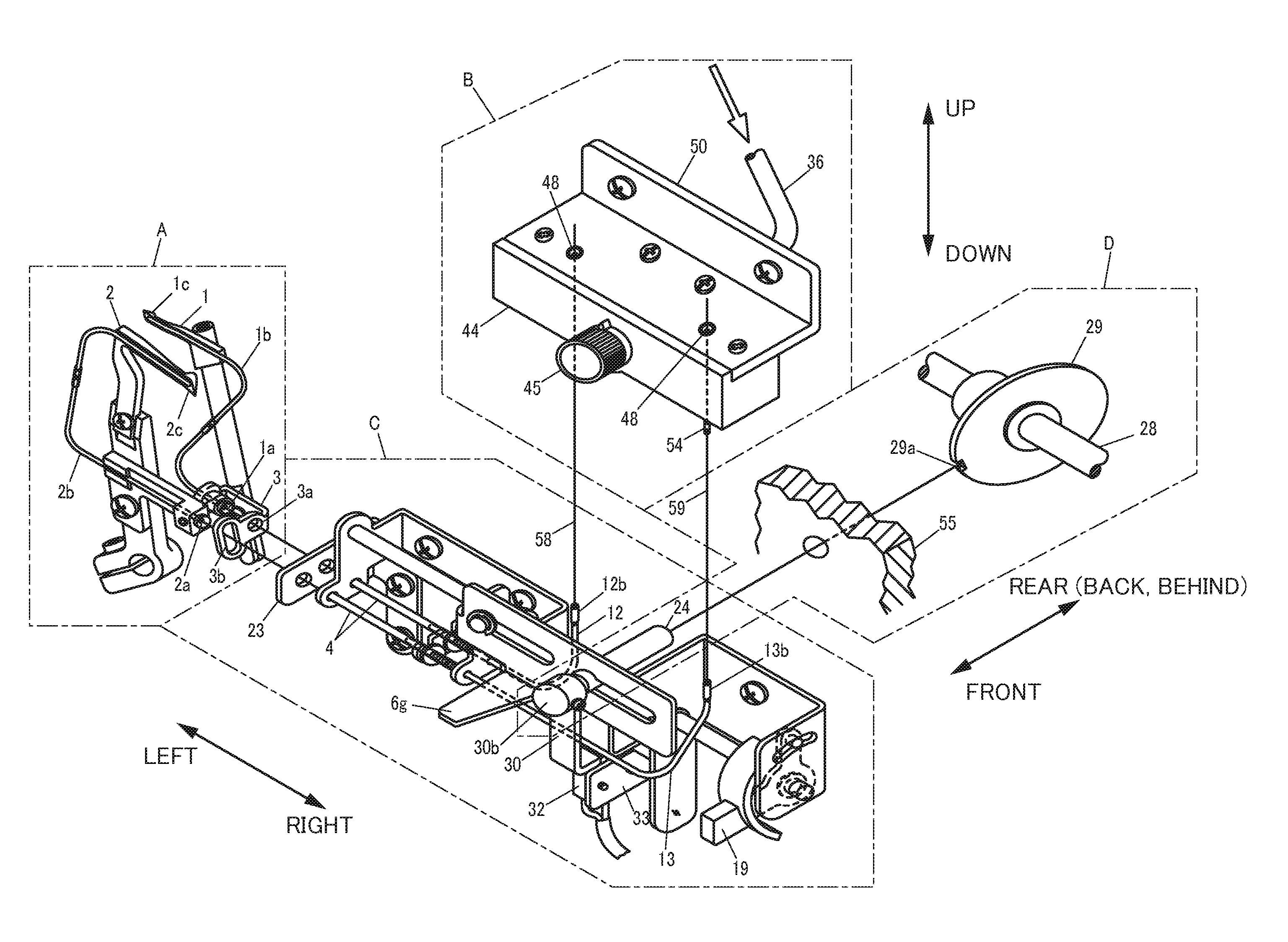 Overlock sewing machine