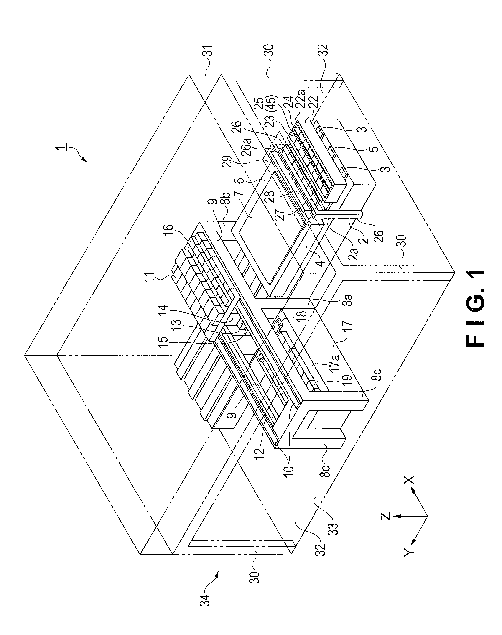 Weight measurement device, droplet discharge device, and weight measurement method