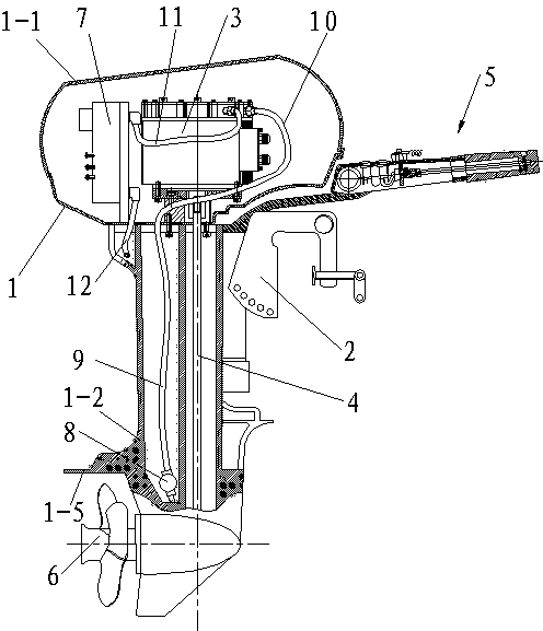 Marine outboard motor