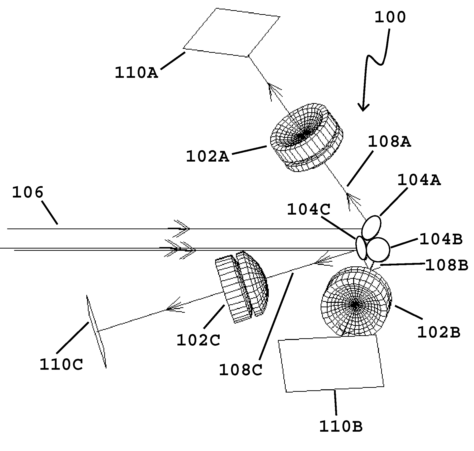 Multiple image camera and lens system