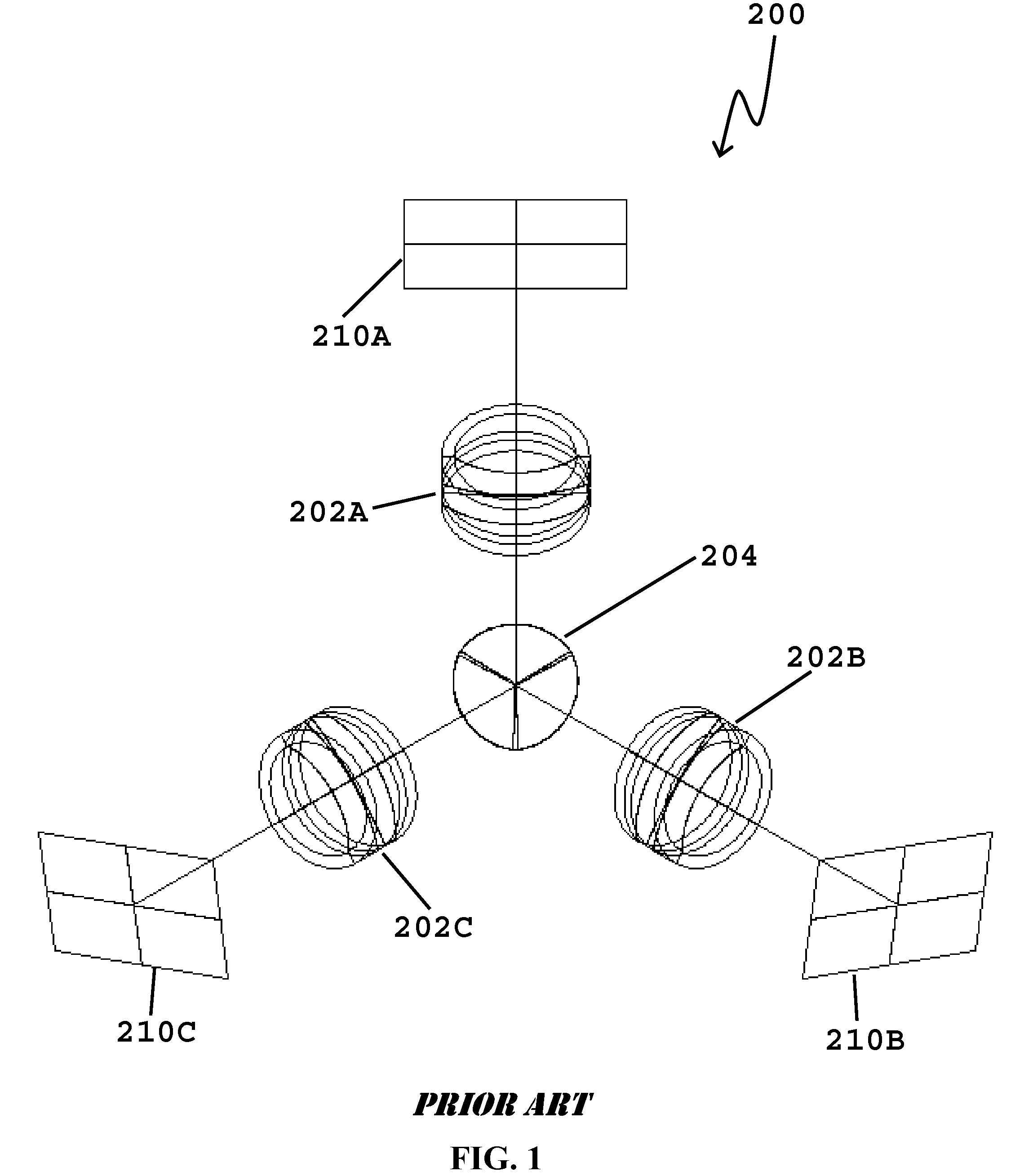 Multiple image camera and lens system