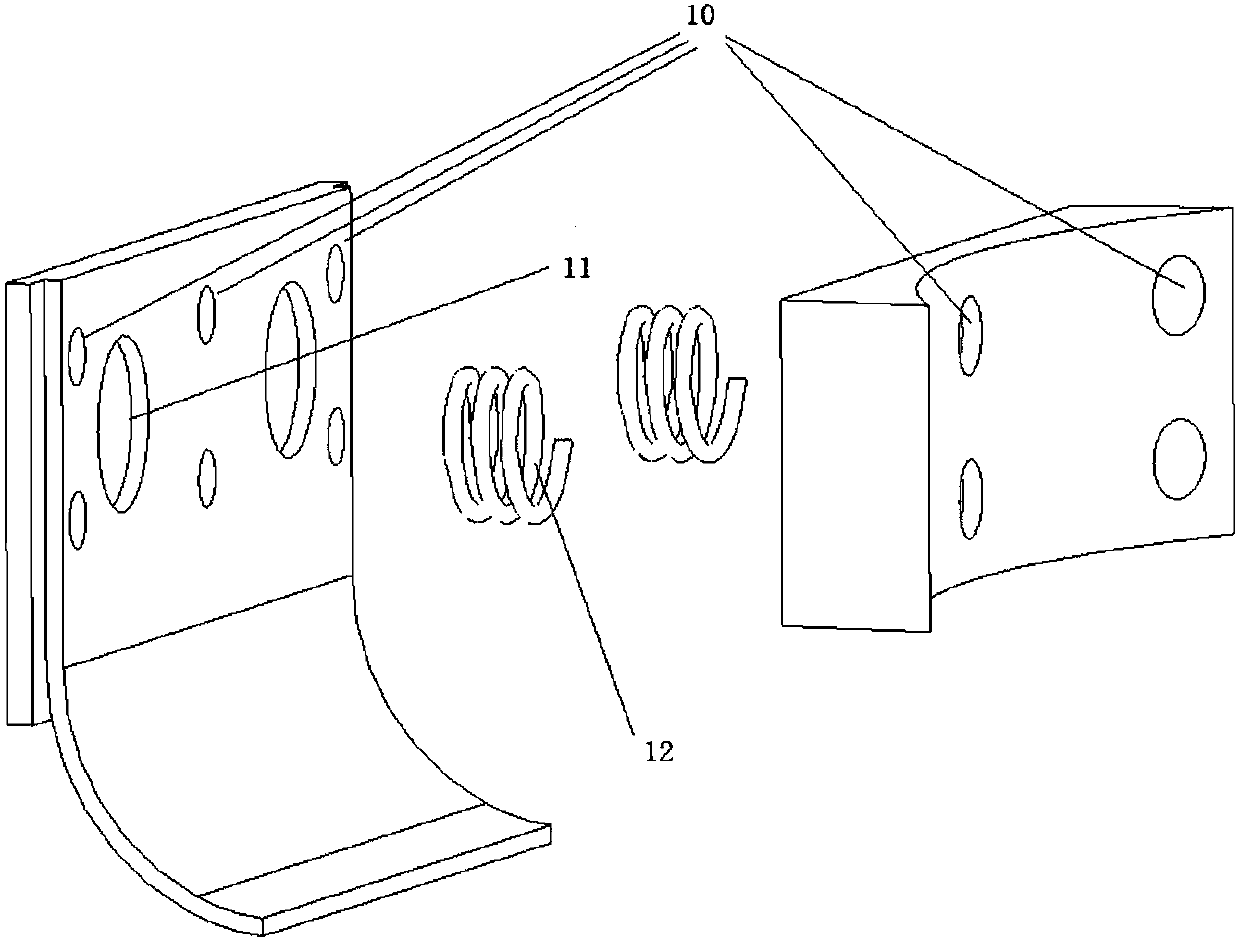 Elastic assembly of side bearing and manufacturing method of elastic assembly