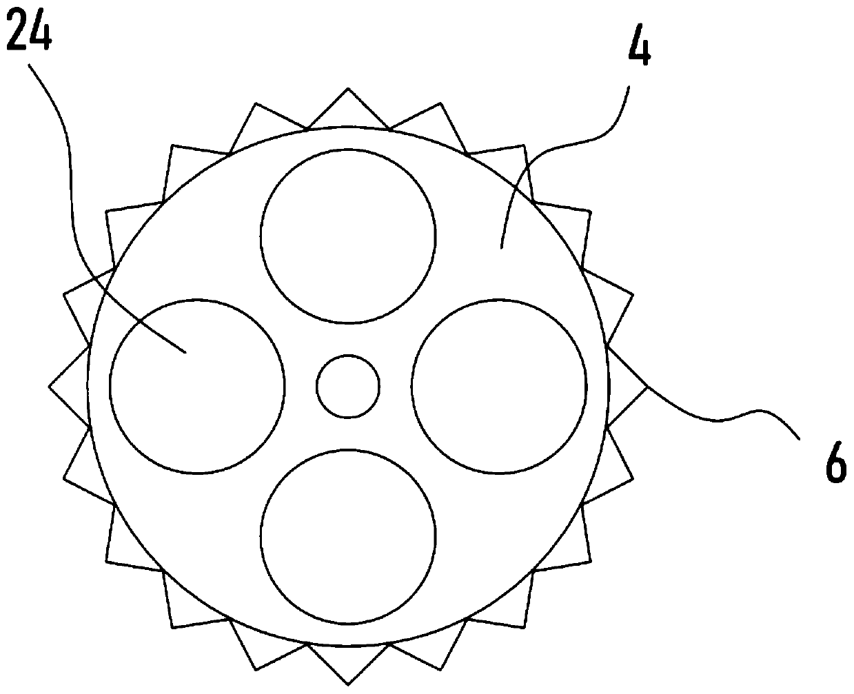 Efficient volleyball auxiliary training device for sports