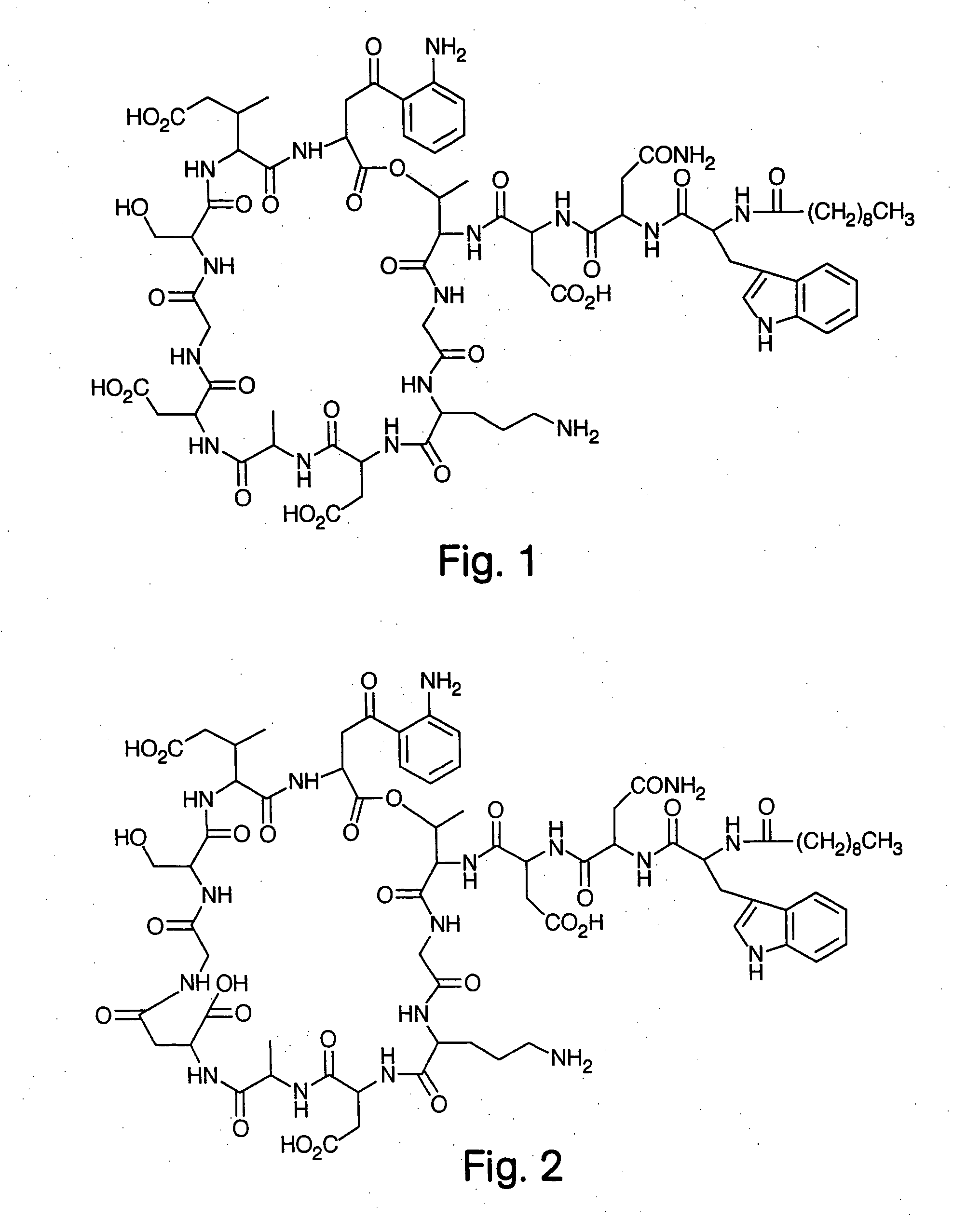 High purity lipopeptides