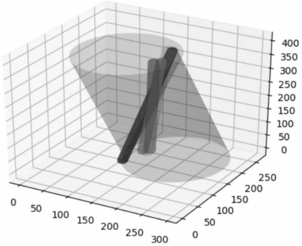 A conflict-free trajectory planning method, device and system based on reachable space-time domain