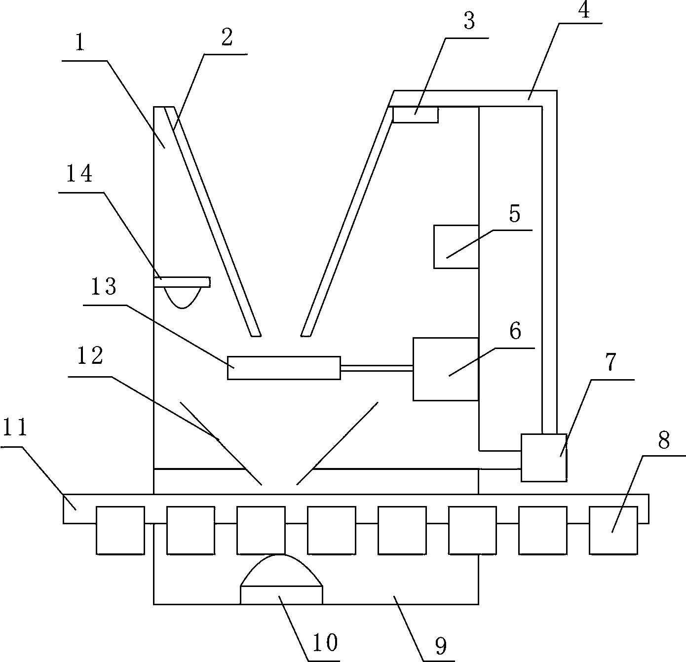 Particle packaging machine