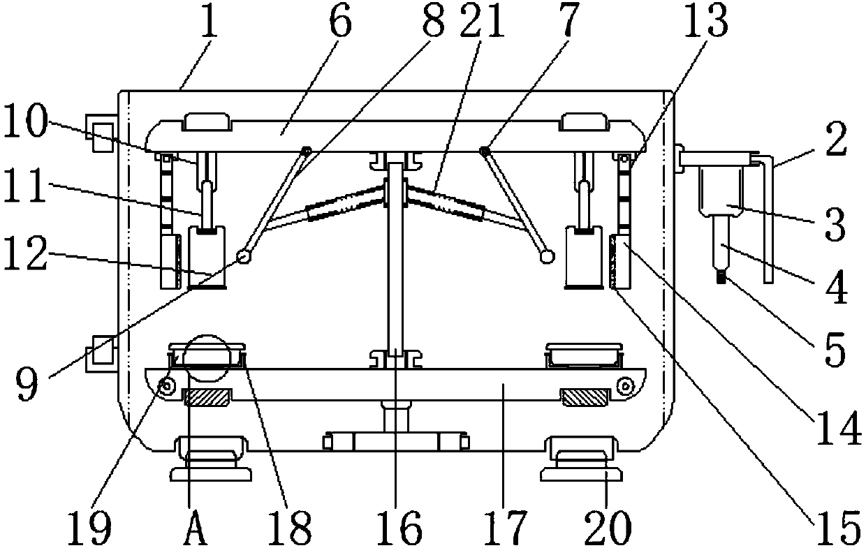 Automatic knocking type sampling device for soil detection