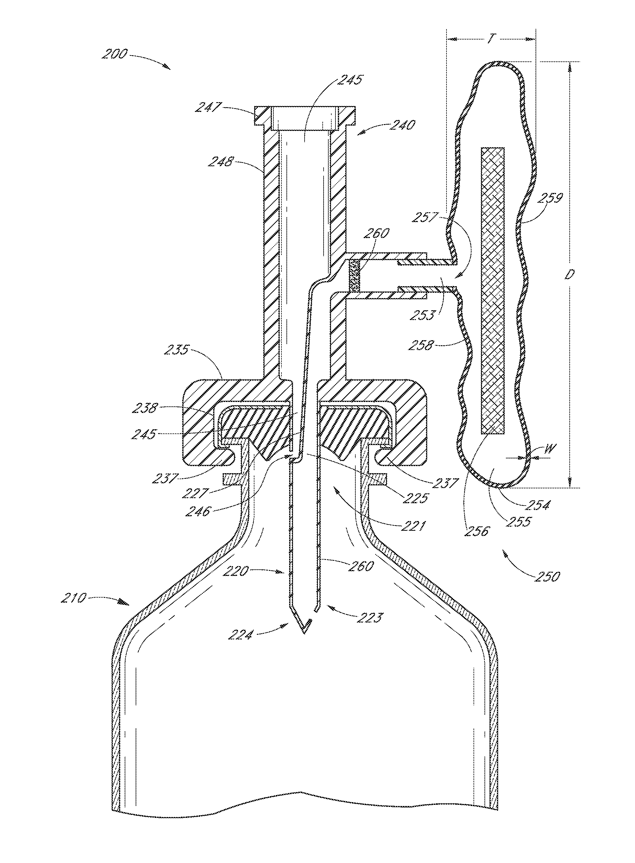 Pressure-regulating vial adaptors