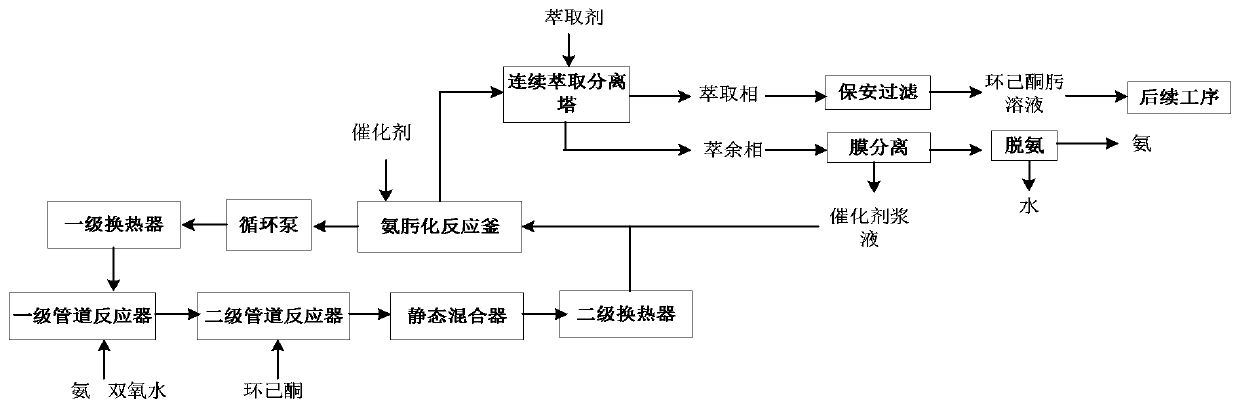 Preparation method of heterogeneous cyclohexanone oxime