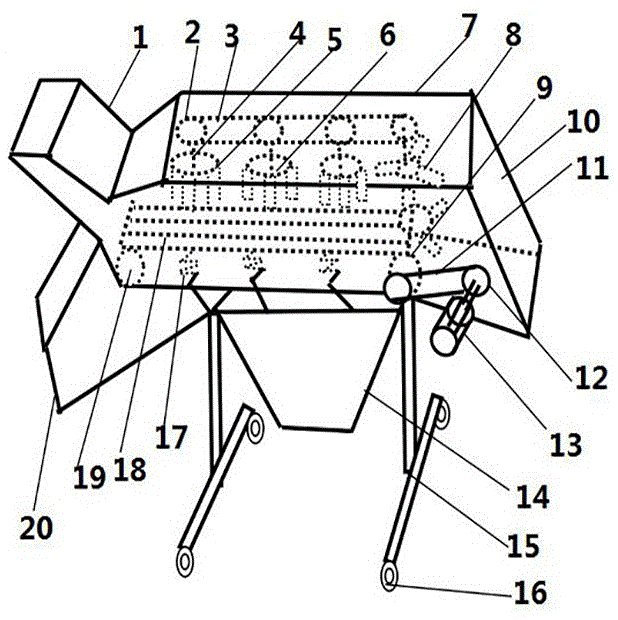 Sunflower seed brush drop machine