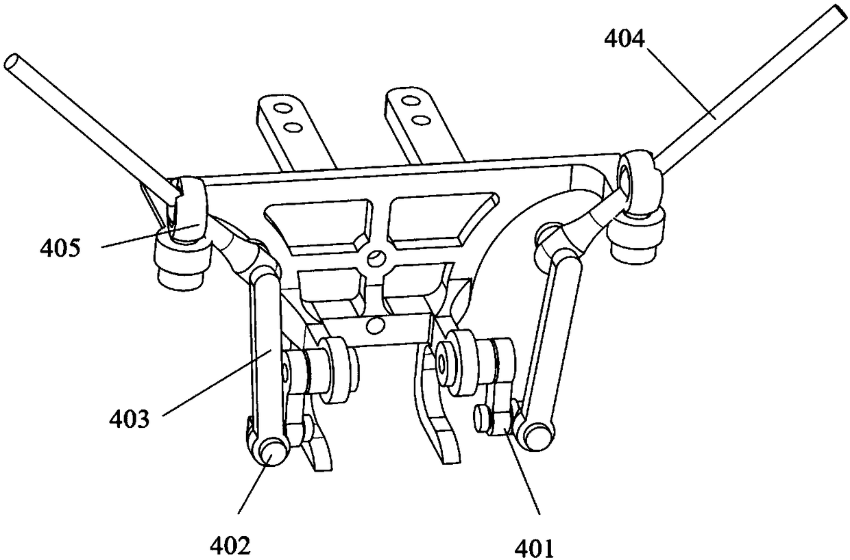 Single-degree-of-freedom flapping-wing mechanism capable of simulating spatial motion track