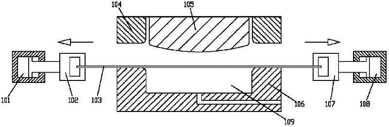 Drawing and hydraulic integrated forming method