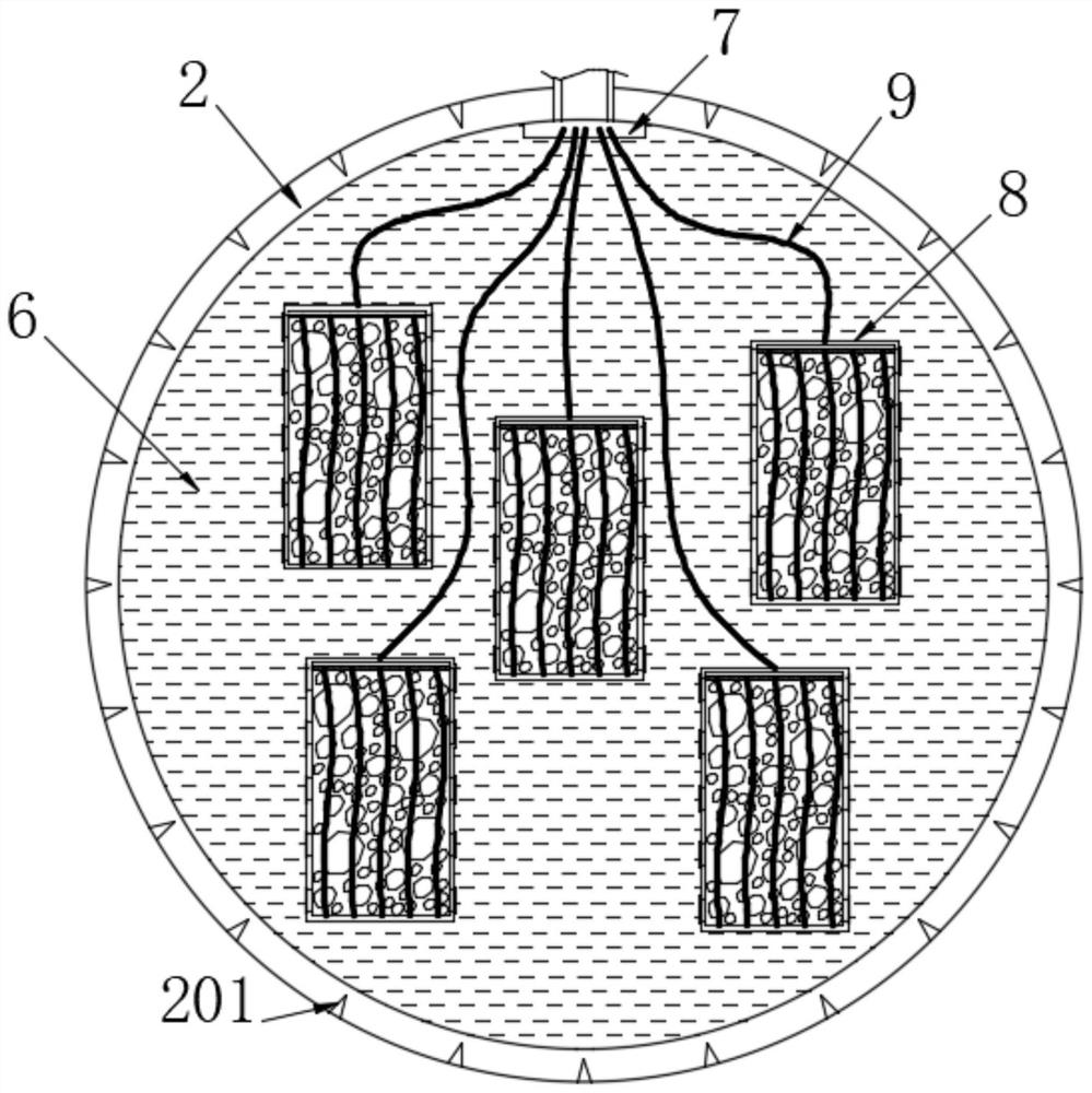 Parturition-imitating biological heavy metal soil remediation ball