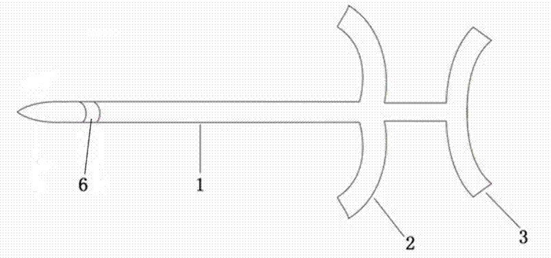 Laparoscope puncture incision muscle suture needle