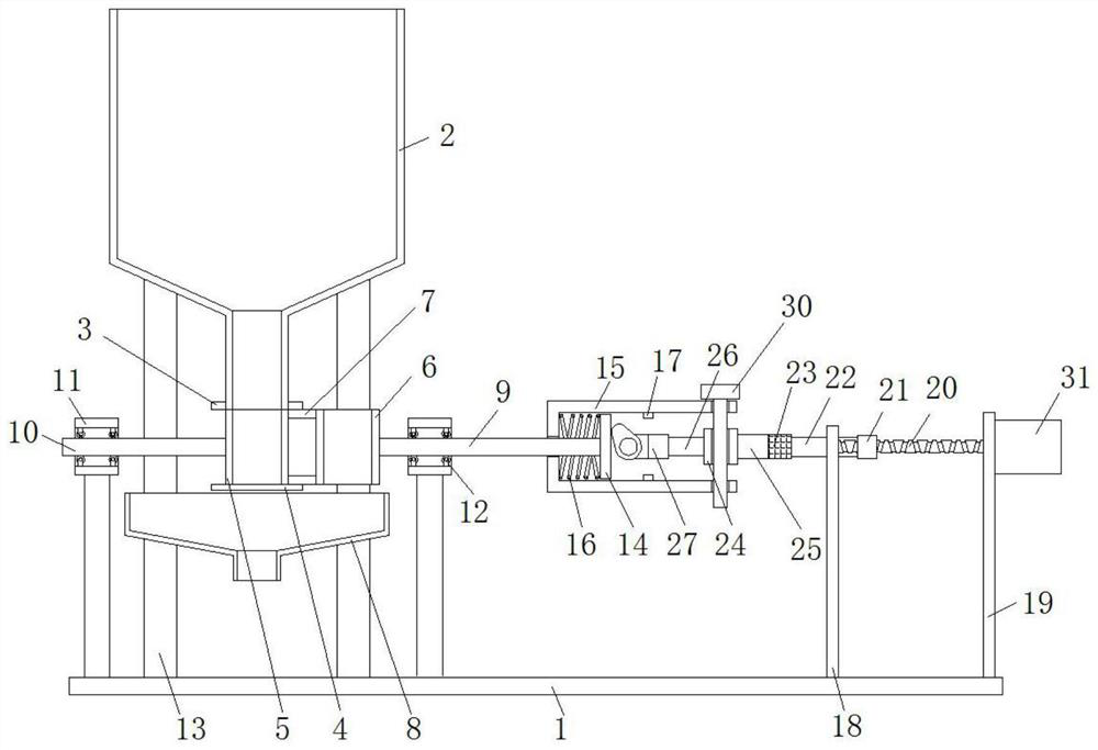 A feeding device for the production of alkyd resin marine paint