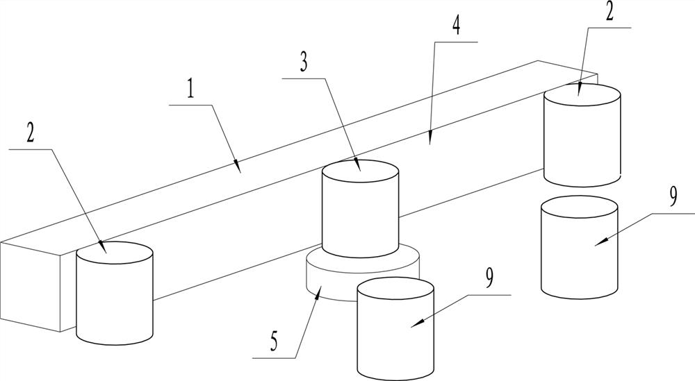 Rolling magnet type three-stable-state electromagnetic energy collecting device