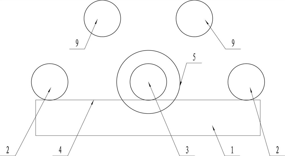 Rolling magnet type three-stable-state electromagnetic energy collecting device