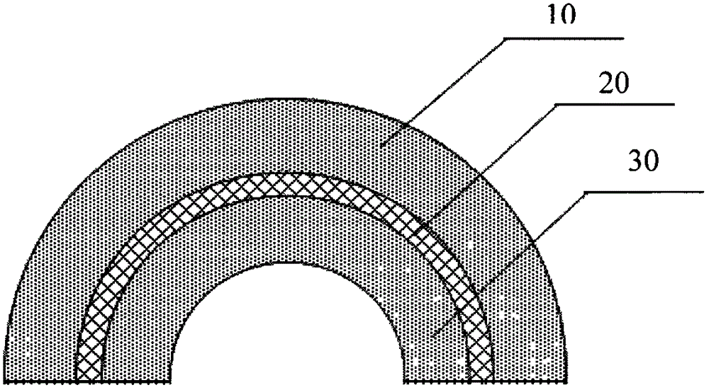 Arced vacuum heat insulation composite plate and manufacturing method thereof