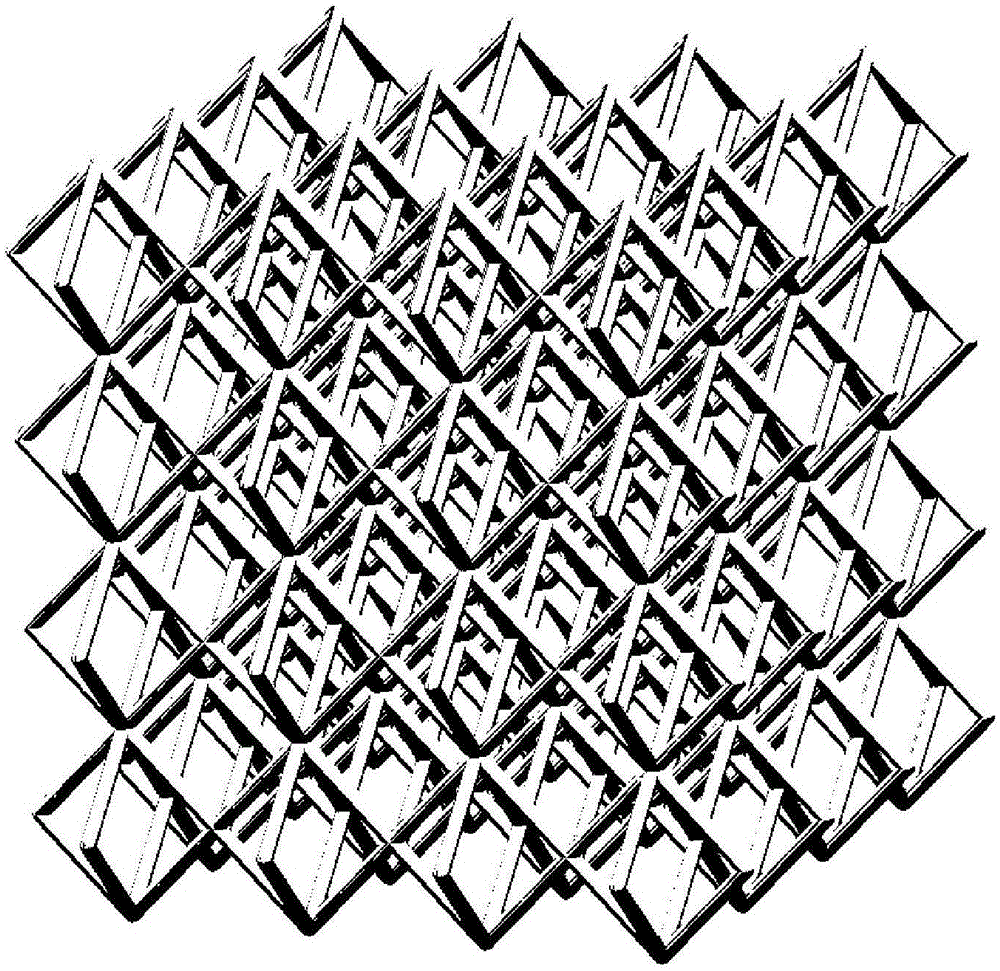 Section-variable metal lattice structure and machining method thereof