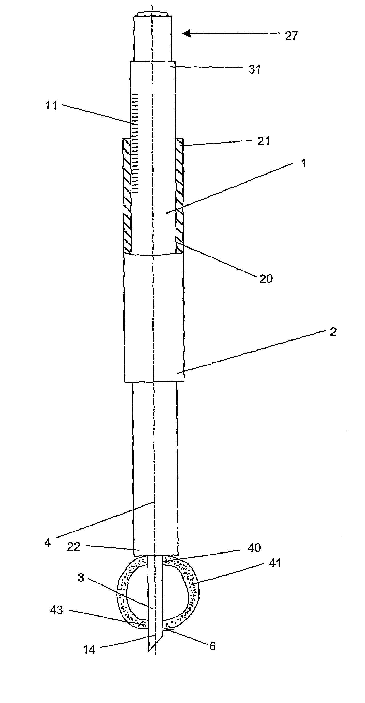 Device for length and depth measurements in surgery