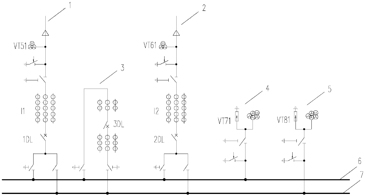 Automatic bus transfer equipment and method applicable to double-bus connection