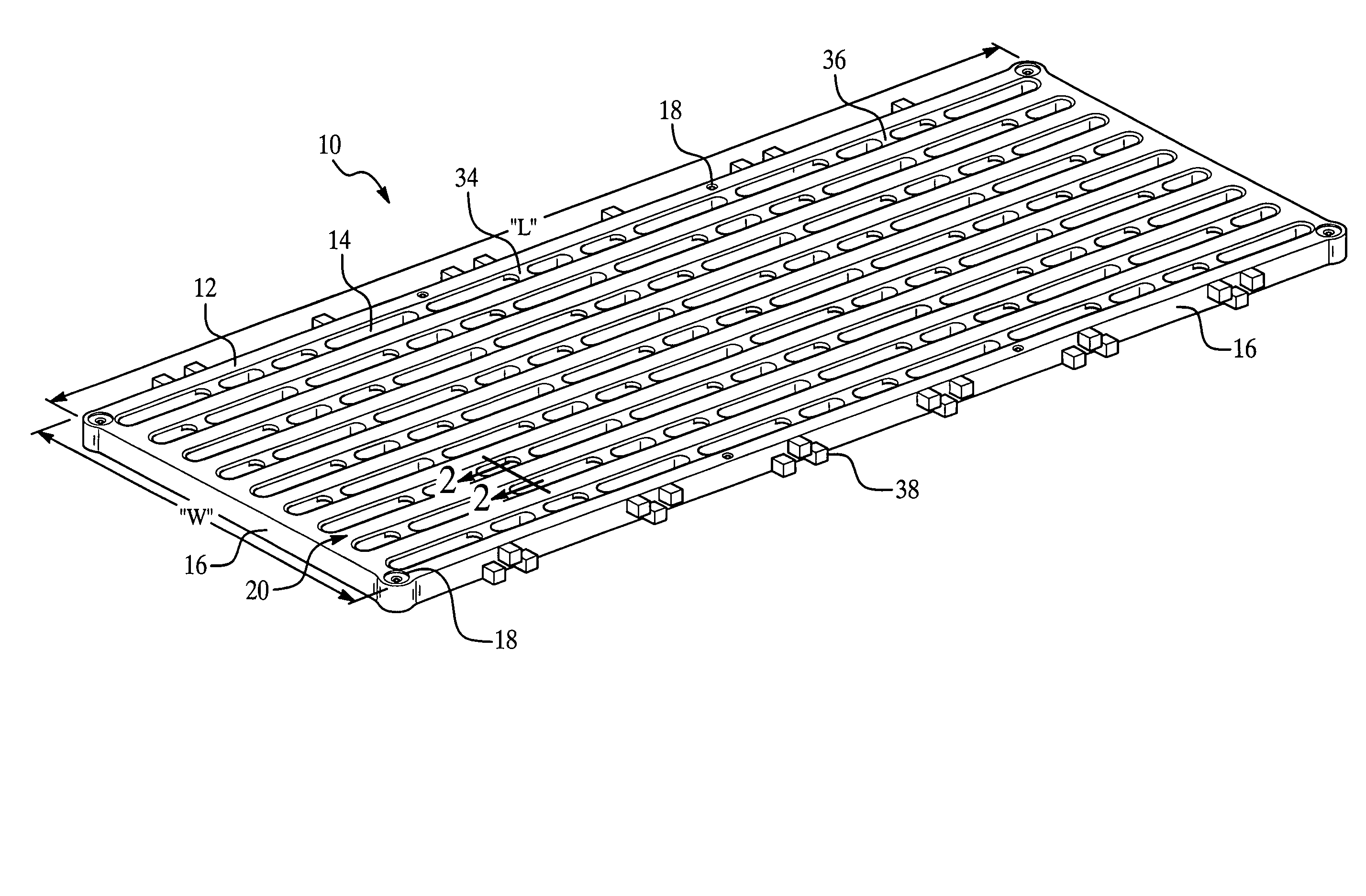 Molded panel