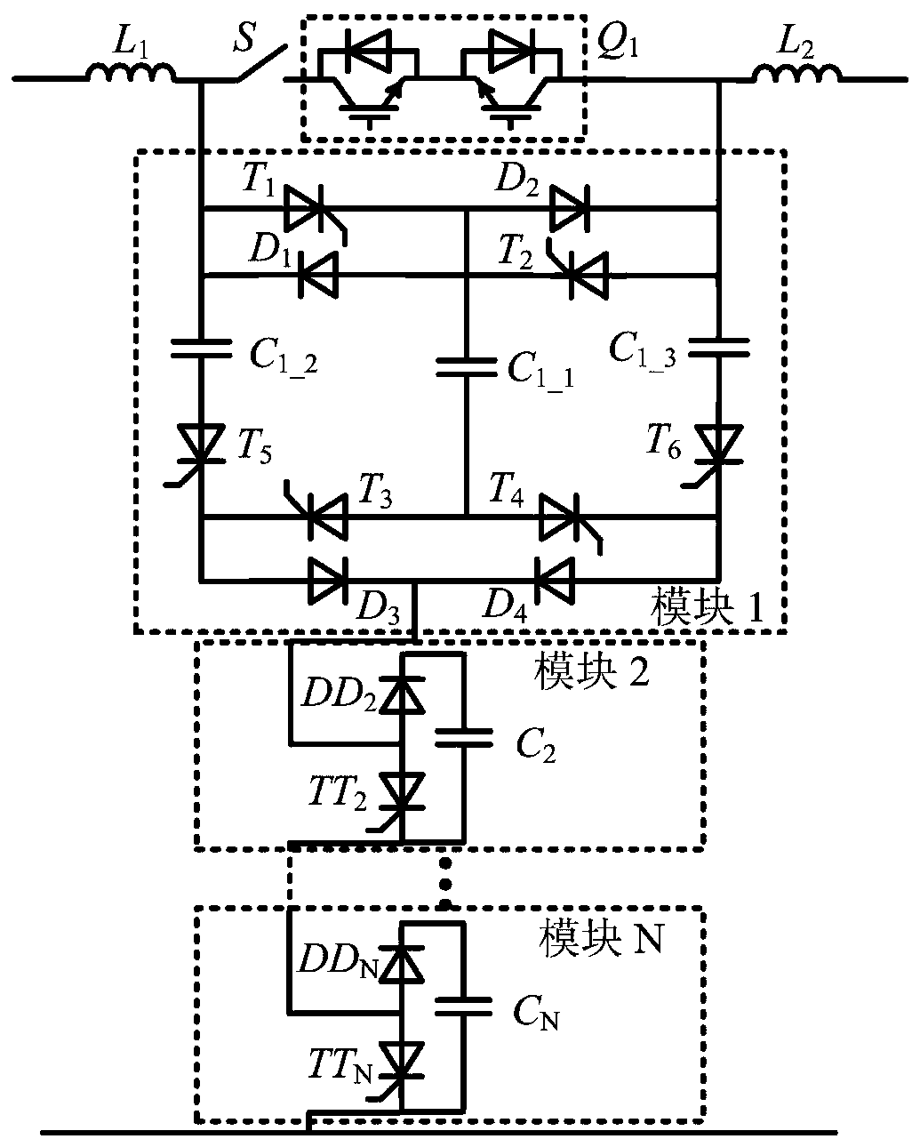 A capacitor-type hybrid DC circuit breaker for DC power grid and its control method