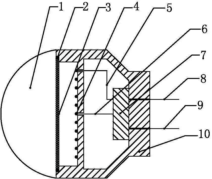 Super-magnetostrictive thin film type sound sensor