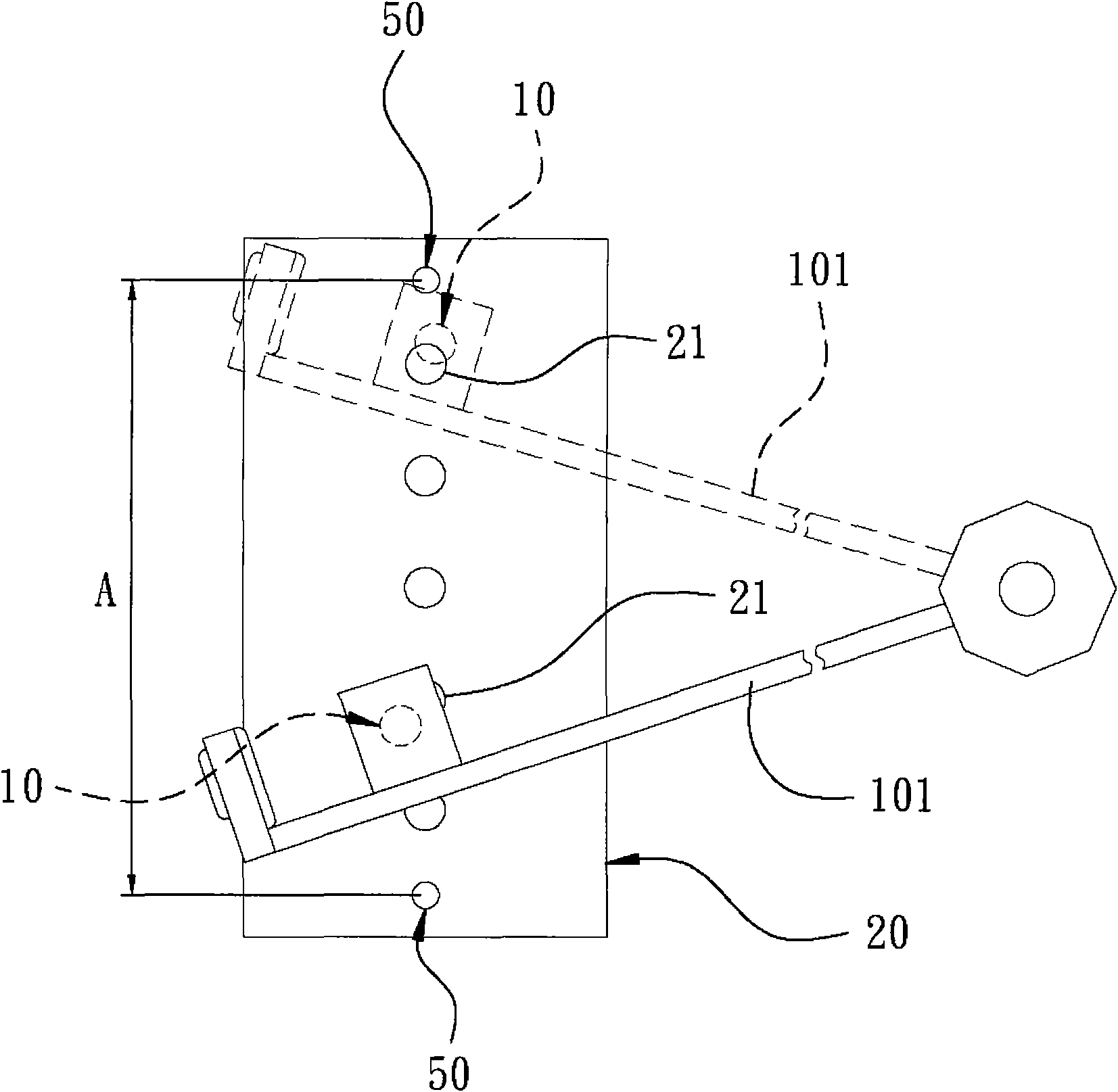 Weft breakage detection device with function of simple setting