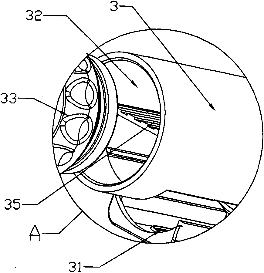 Aromatherapy spray pipe and spraying machine provided with same