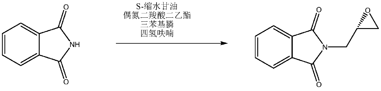 A kind of synthetic method of S-glycidyl phthalimide