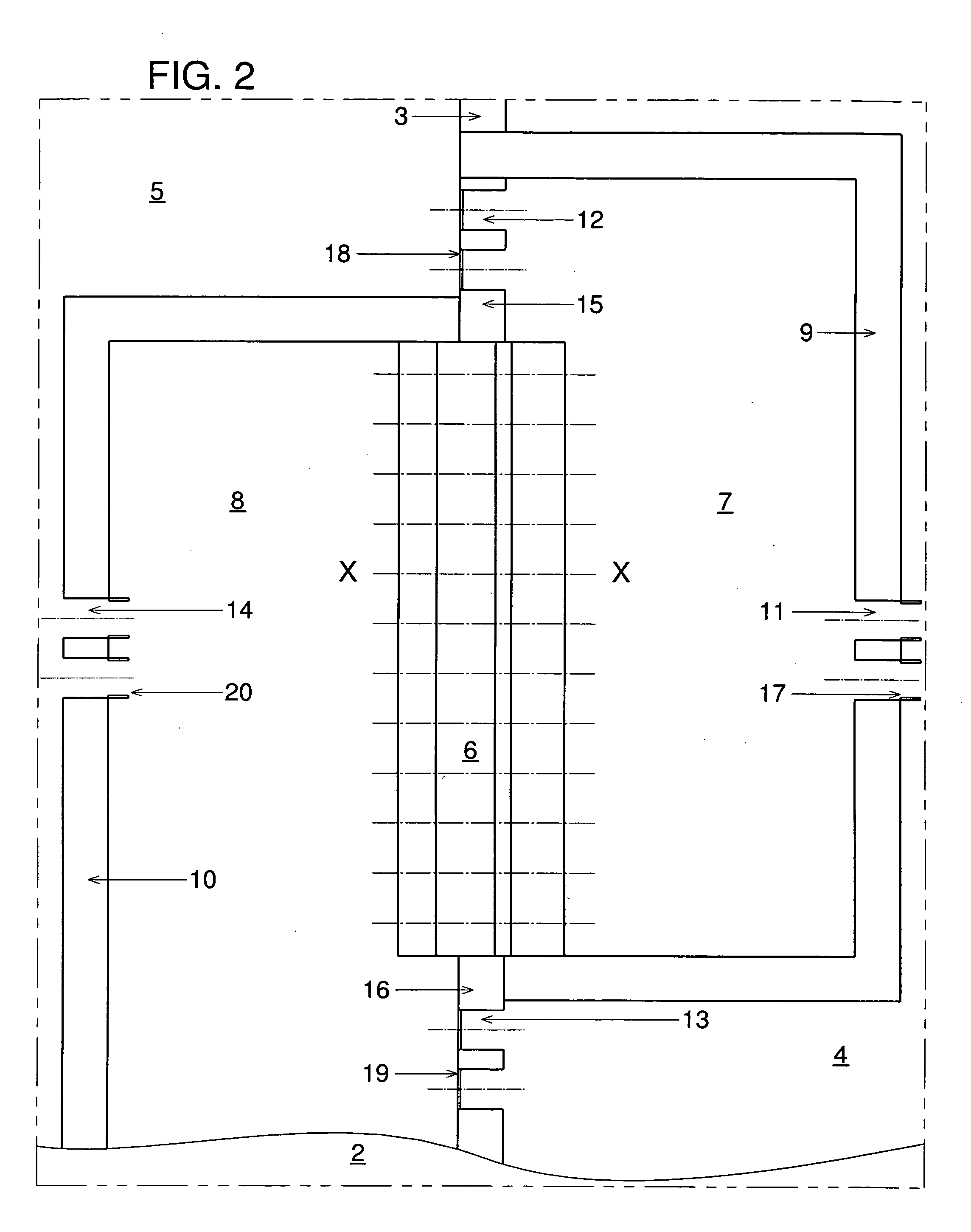 Two-way generation tidal power plant with one-way turbines