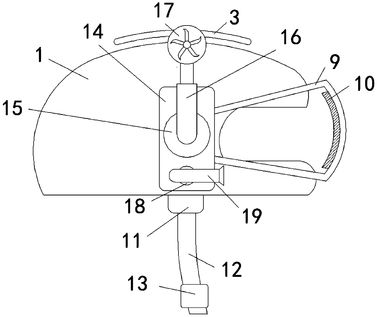 VR fitness sports helmet with good ventilation and air permeability functions