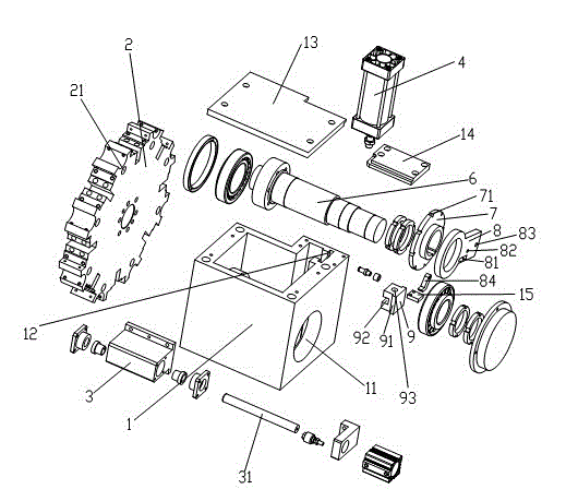 Multi-station indexing mechanism