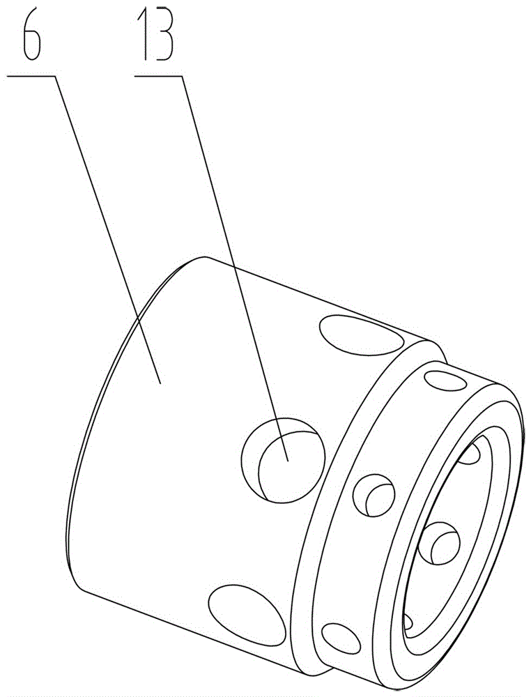 Vehicle water pump shell inner hole machining device