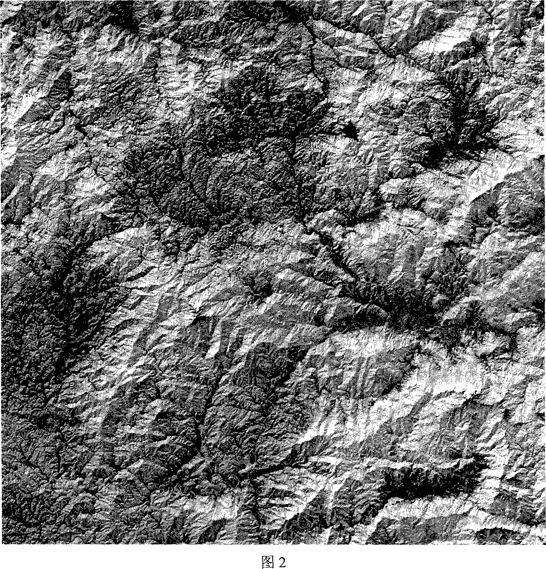 Landform transformation method for sonar remote sensing digital image of underwater digit land model