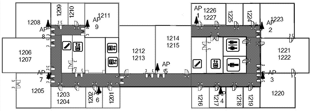 User indoor motion trajectory matching method based on imu data