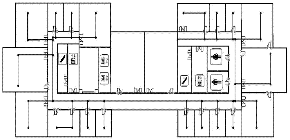 User indoor motion trajectory matching method based on imu data