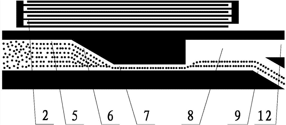 Acoustic surface wave based microfluidic plasma separating chip and method