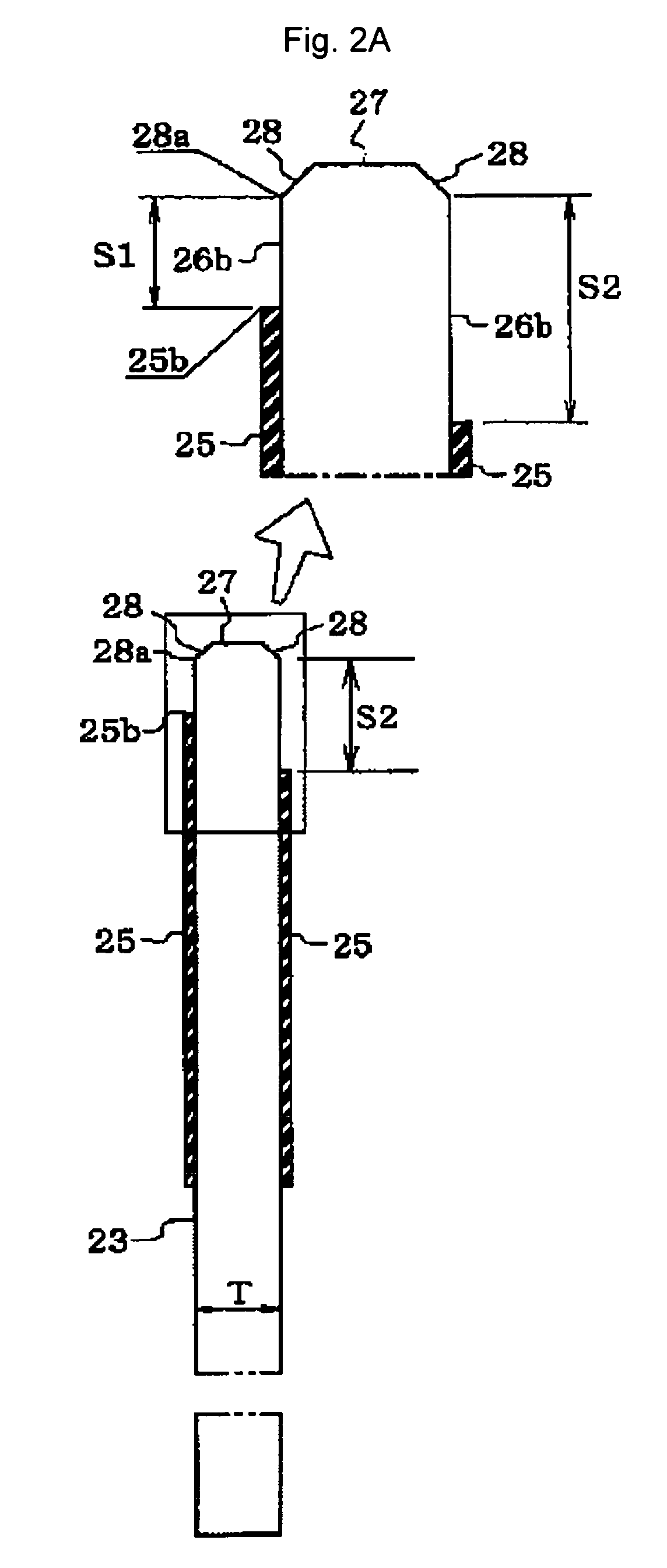 Sensor including a sensor element having electrode terminals spaced apart from a connecting end thereof