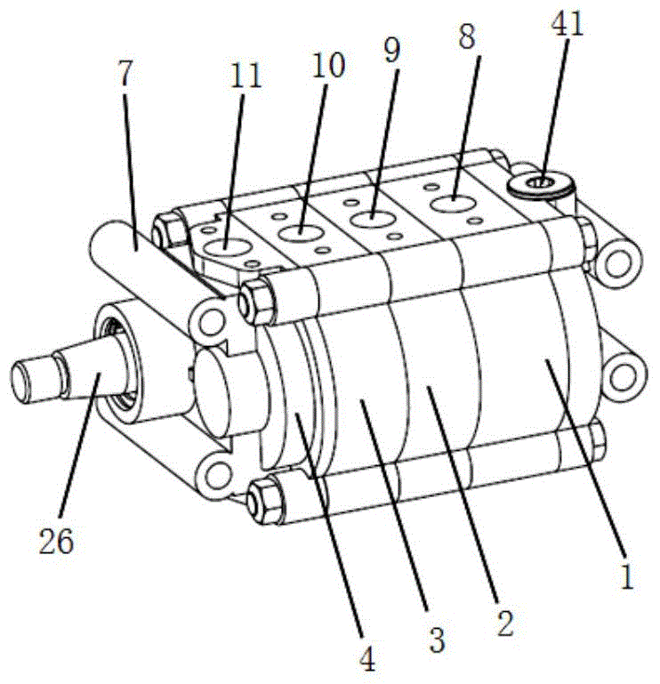 Engine oil pump and engine lubrication system thereof