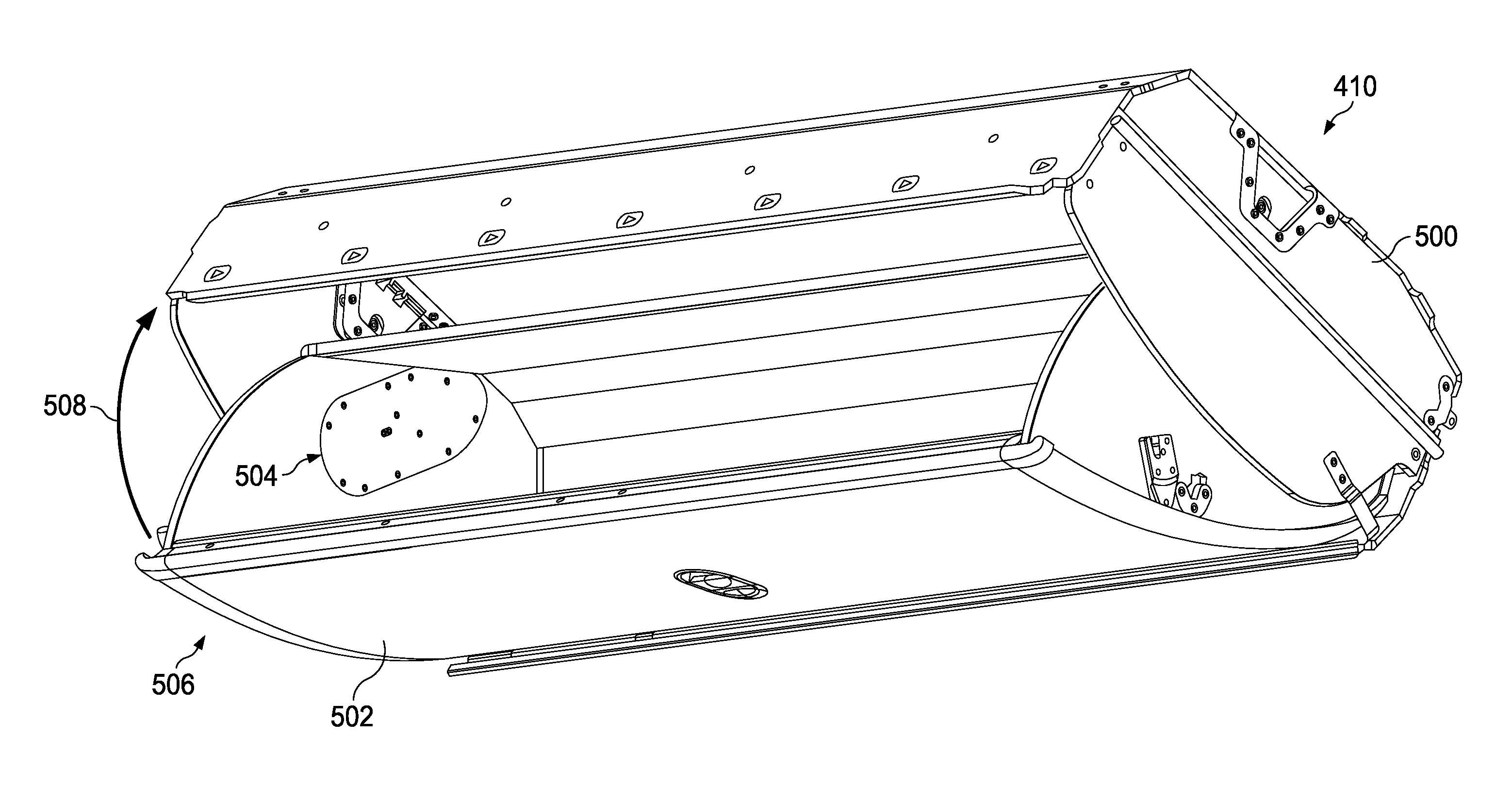 Movement assistance system for a storage bin