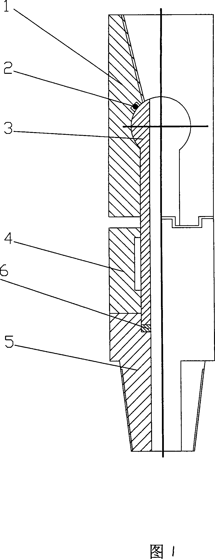 Petroleum drilling well drilling tool spherical flexible joint