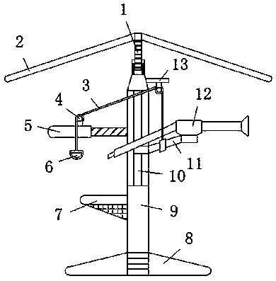 Ship deck observation device