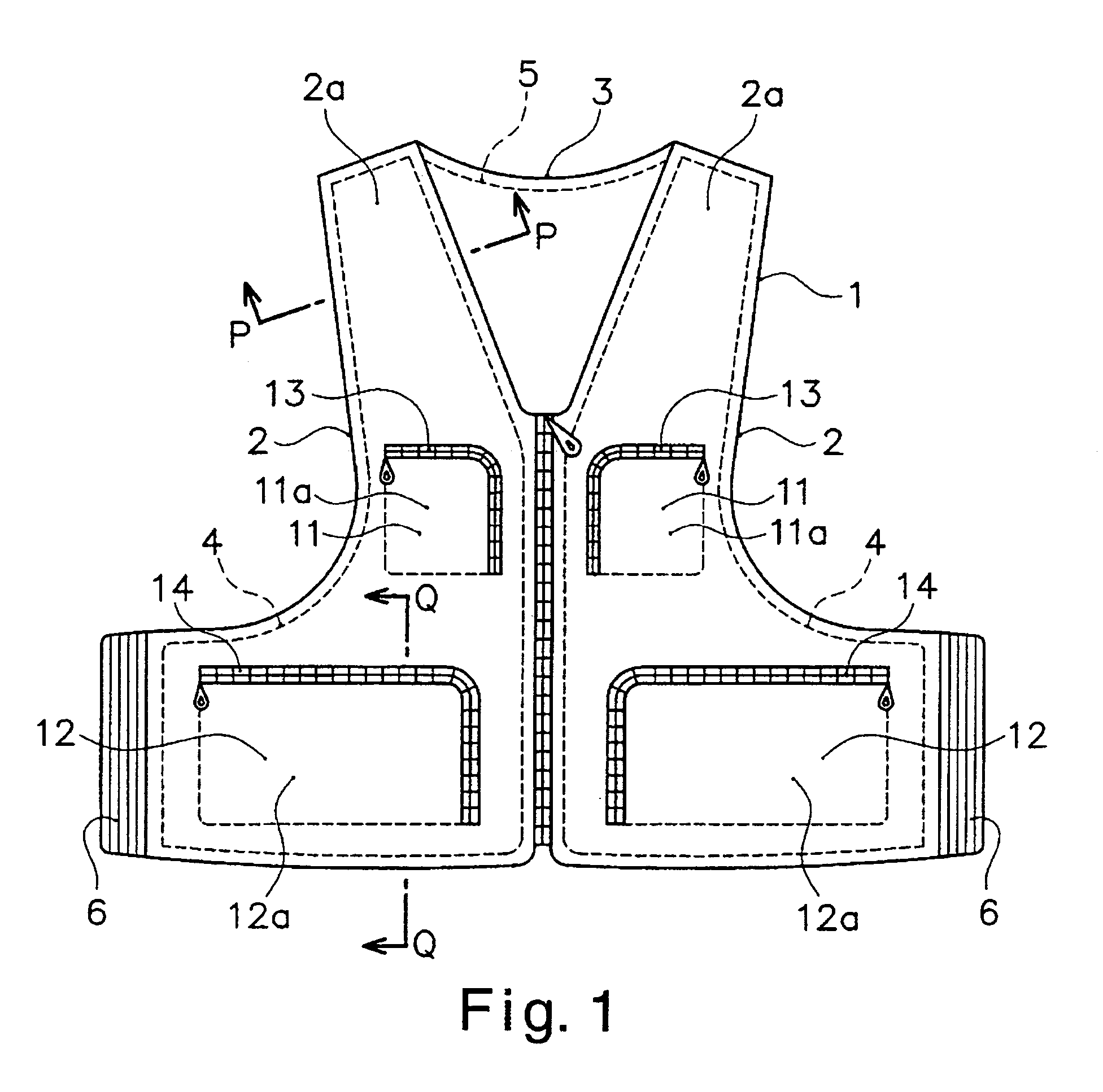 Article of clothing with buoyant material