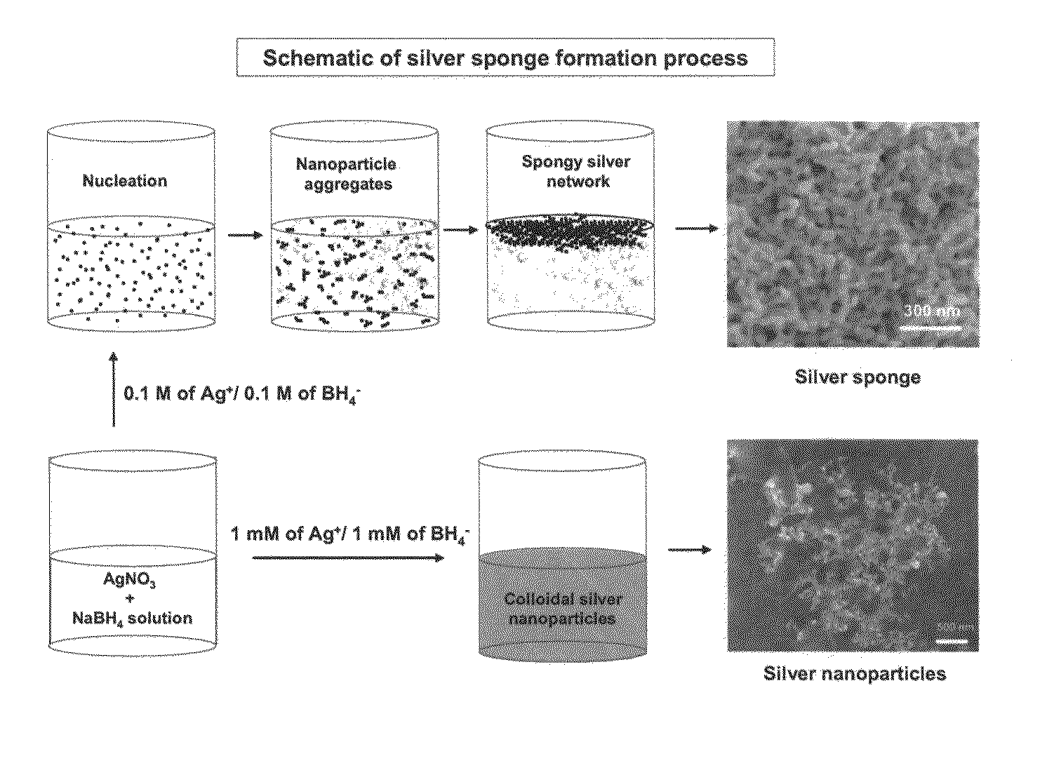 Template Free and Polymer Free Metal, Nanosponge and a Process Thereof