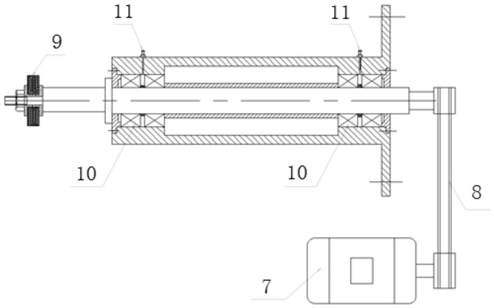 Automatic lubricating device of polisher shaft head bearing