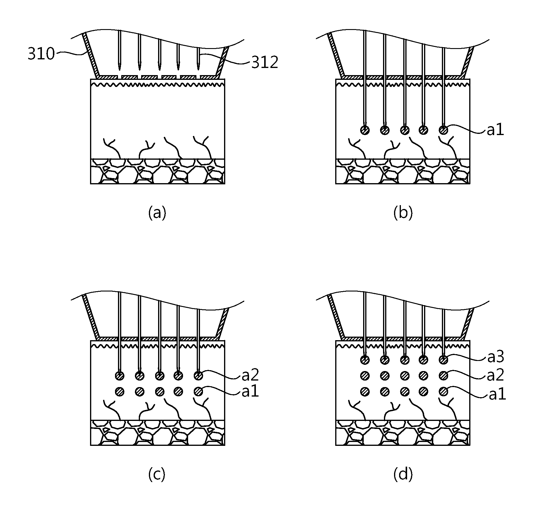 Treatment apparatus using high frequency waves and method for controlling same