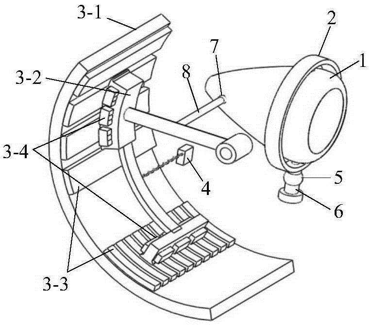 A two-degree-of-freedom steering drive system for automobile headlights